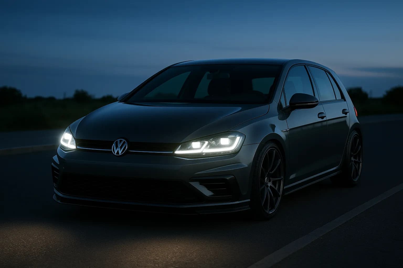 Volkswagen Golf LED Priekiniai žibintai | Eleron