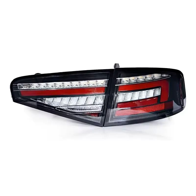 Audi A4 B8.5 LED Tail Lights — B9-Style (2012–2016) - Red