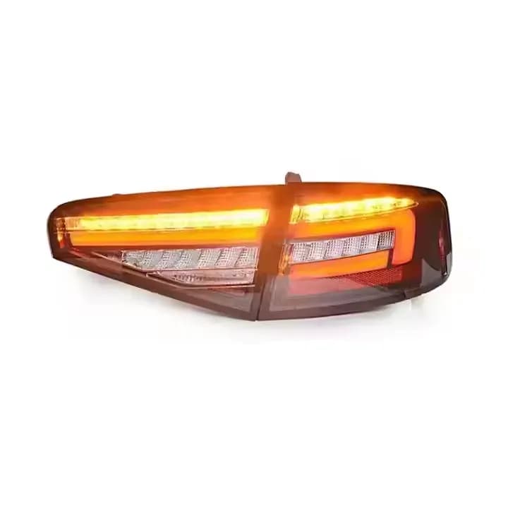 Audi A4 B8.5 LED Tail Lights — B9-Style (2012–2016) - Red