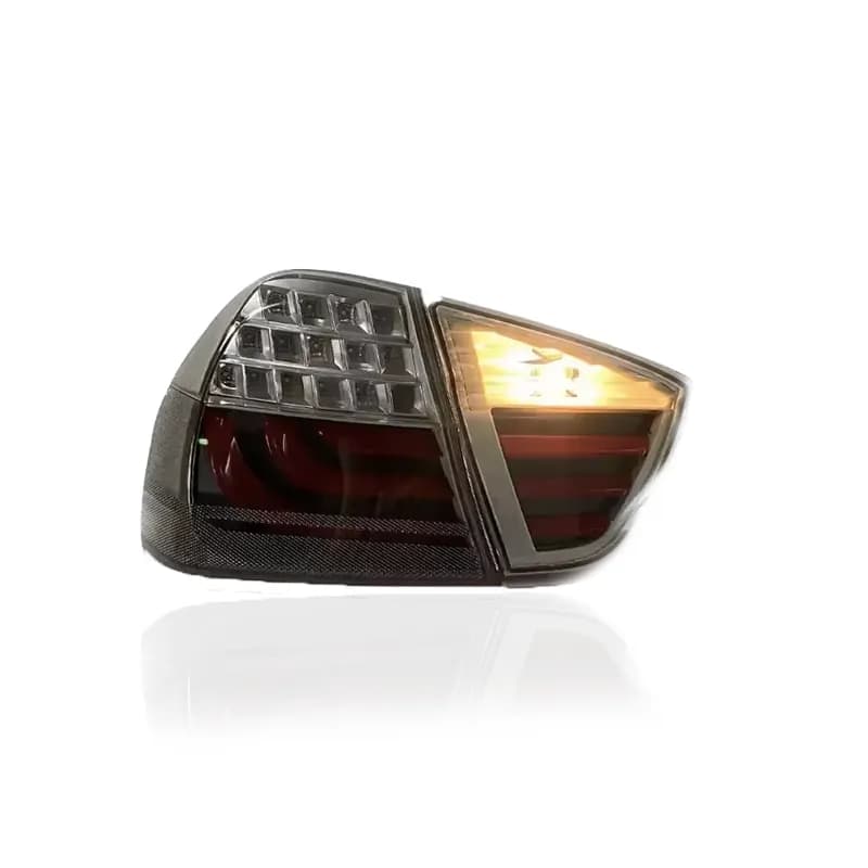 BMW E90 Pre-LCI to LCI Style LED Tail Lights (2005-2008) - Red