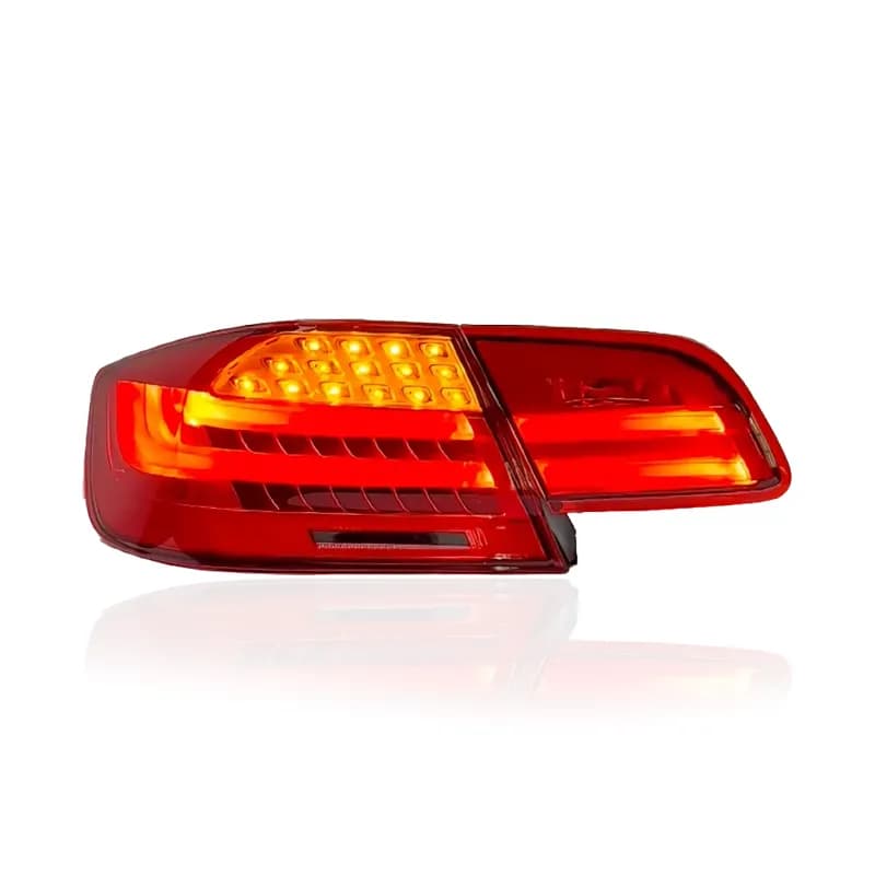 BMW E92 Coupe LCI Style LED Tail Lights (2007-2013) - Red