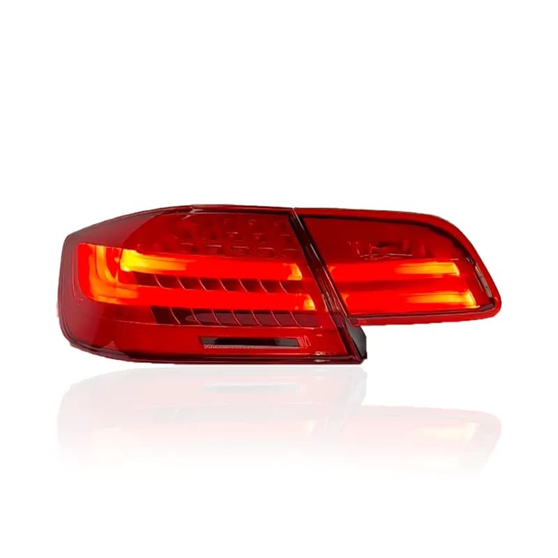 BMW E92 Coupe LCI Style LED Tail Lights (2007-2013) - Red