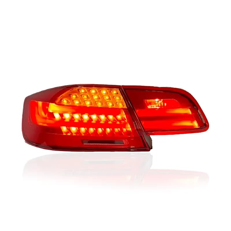 BMW E92 Coupe LCI Style LED Tail Lights (2007-2013) - Red