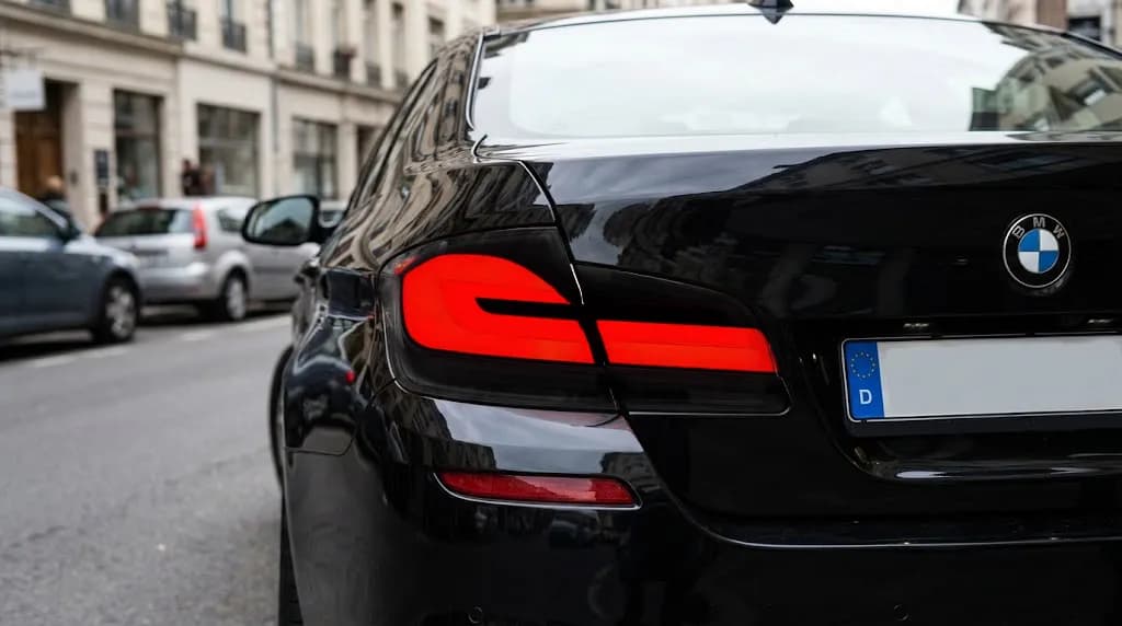 BMW F10 5 Series / M5 G30 LCI Style LED Tail Lights (2010-2017) - Red