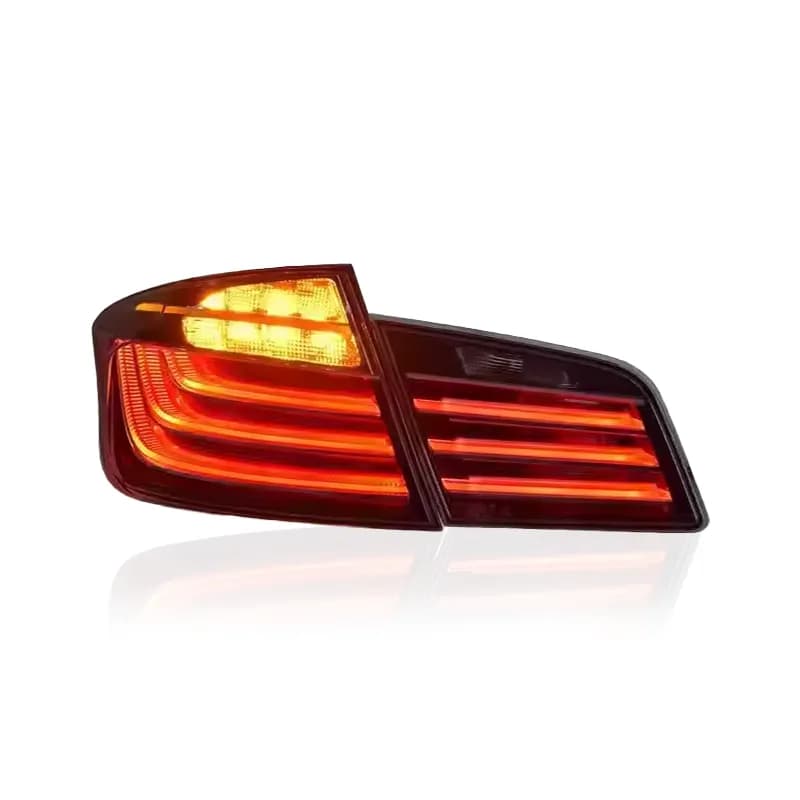 BMW F10 5 Series & M5 LCI Style LED Tail Lights (2010-2017) - Red