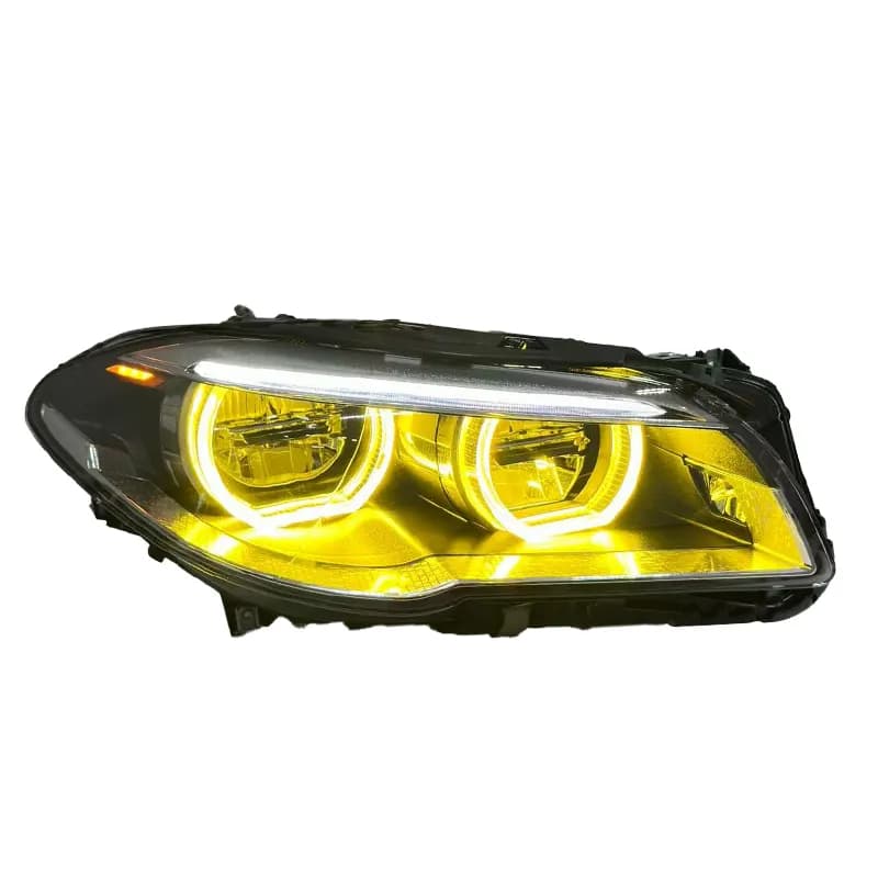 BMW 5 Series F10/F11 OEM+ LED Headlights Retrofit — Fits Pre-LCI & LCI (2011–2017) - White (LHD)