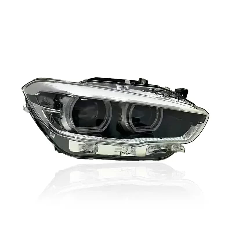 BMW 1 Series (F20/F21) OEM-Style Full LED Headlights — White/Yellow DRL — LCI 2015–2019 - White (...