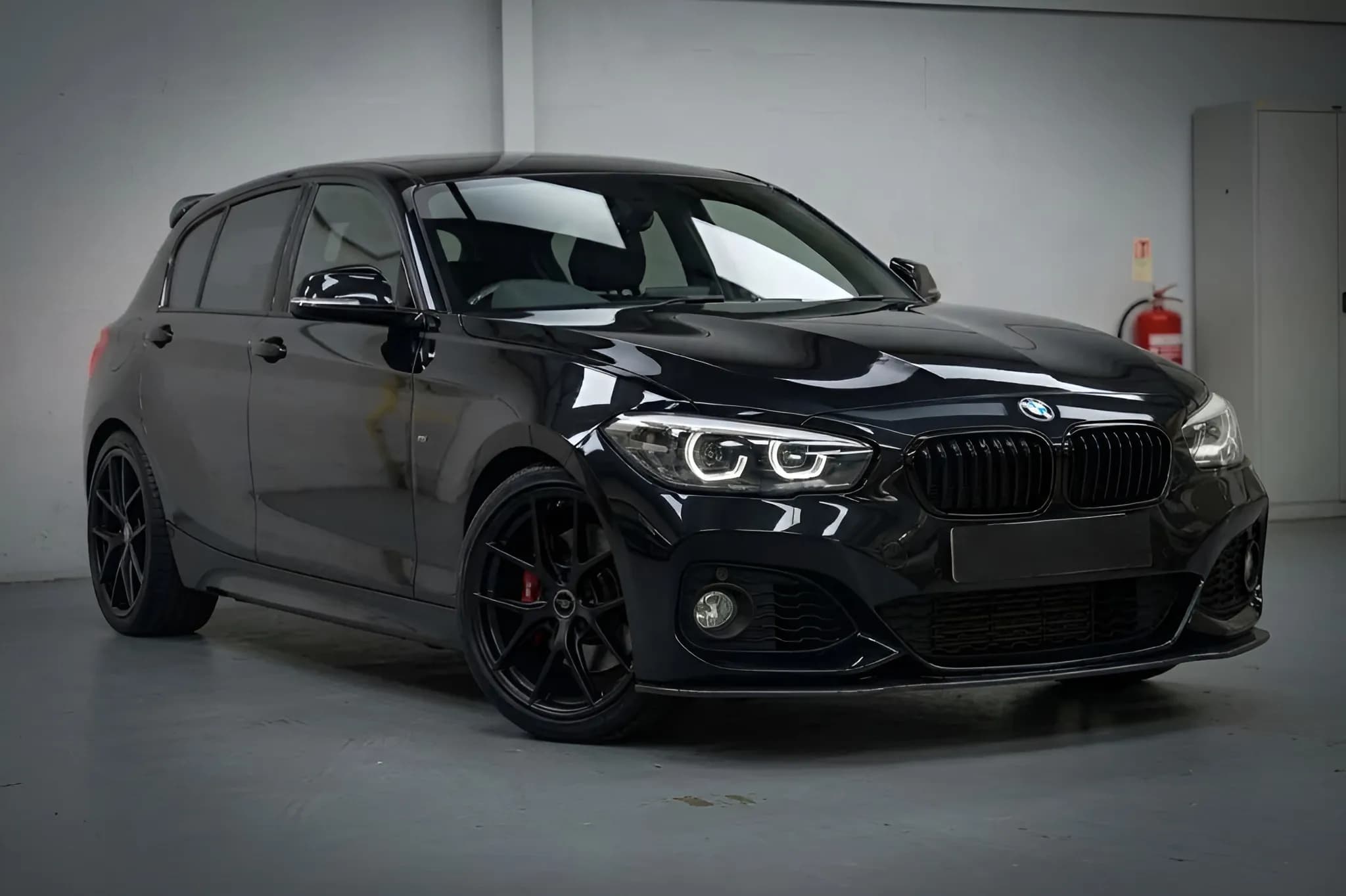 BMW 1 Series (F20/F21) Hex Halo LED Headlights — Halogen to LED Upgrade — LCI 2015–2019 (LHD)
