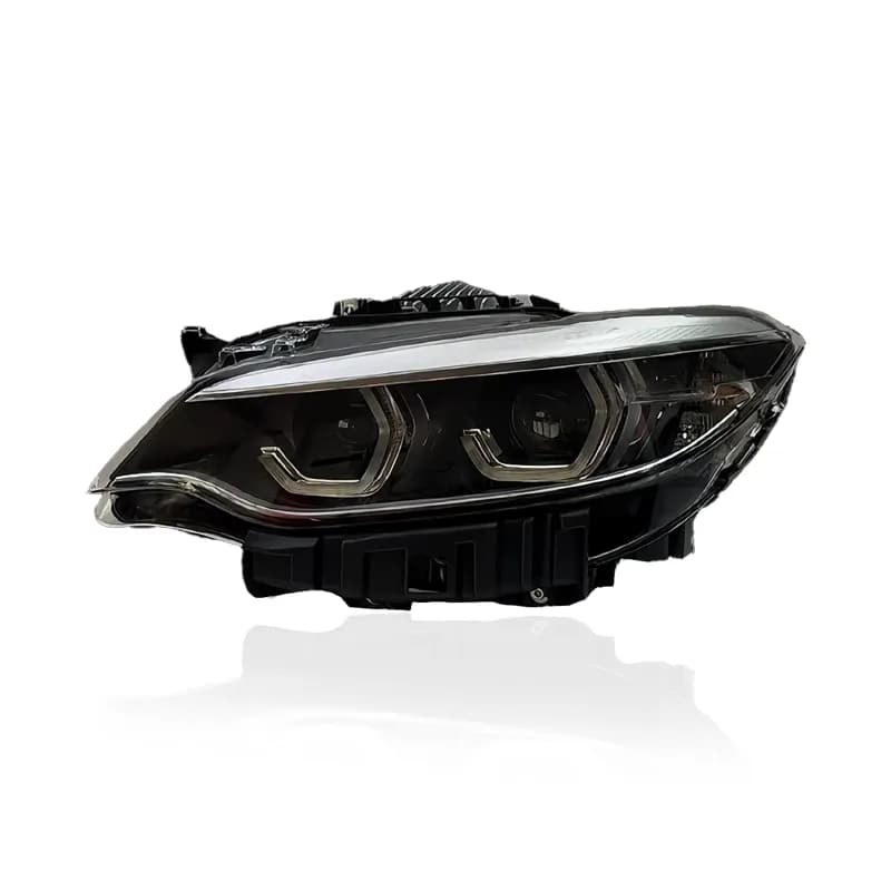 BMW 2 Series (F22/F23) & M2 Icon-Style Full LED Headlights — White/Yellow DRL — 2014–2021 - White...