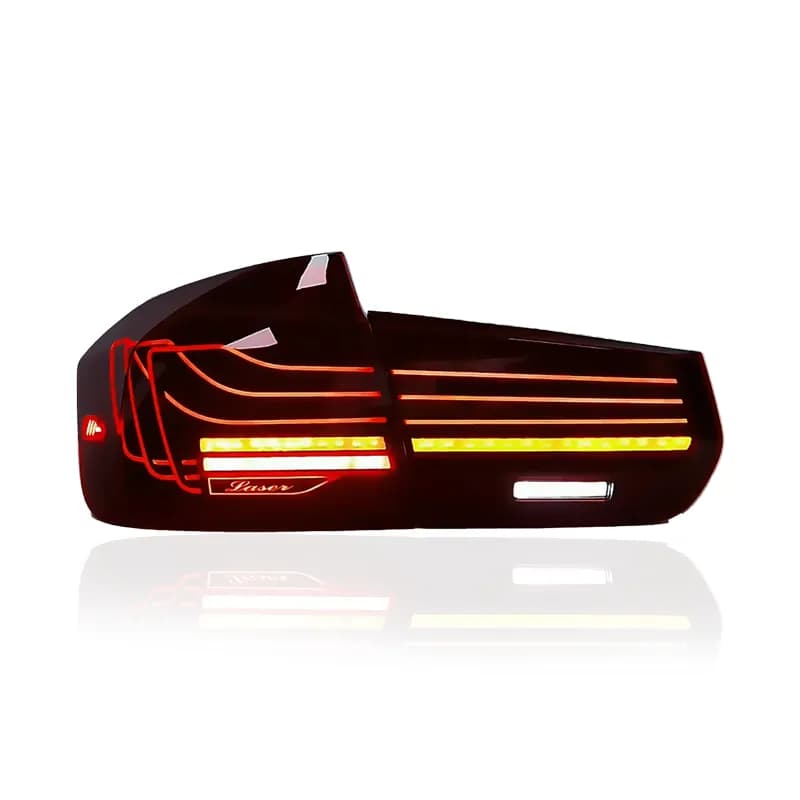 BMW F30 / F80 M3 Laser Style LED Tail Lights (2011-2019) - Red