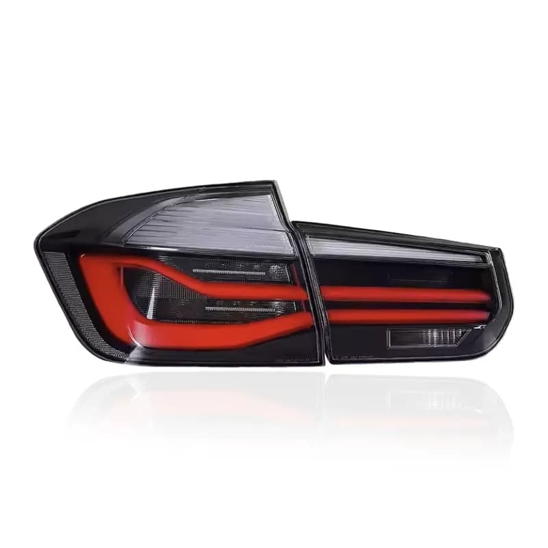 BMW F30 / F80 M3 LCI Style LED Tail Lights (2011-2019) - Red