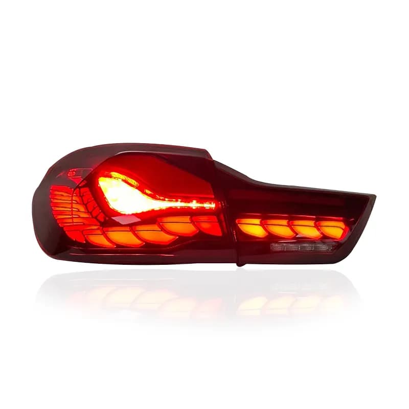 BMW 4. Sērijas F32/F36 un M4 F82 GTS OLED Stila LED Aizmugurējie Lukturi (2014-2020) - Red