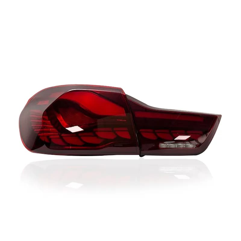 BMW 4. Sērijas F32/F36 un M4 F82 GTS OLED Stila LED Aizmugurējie Lukturi (2014-2020) - Red