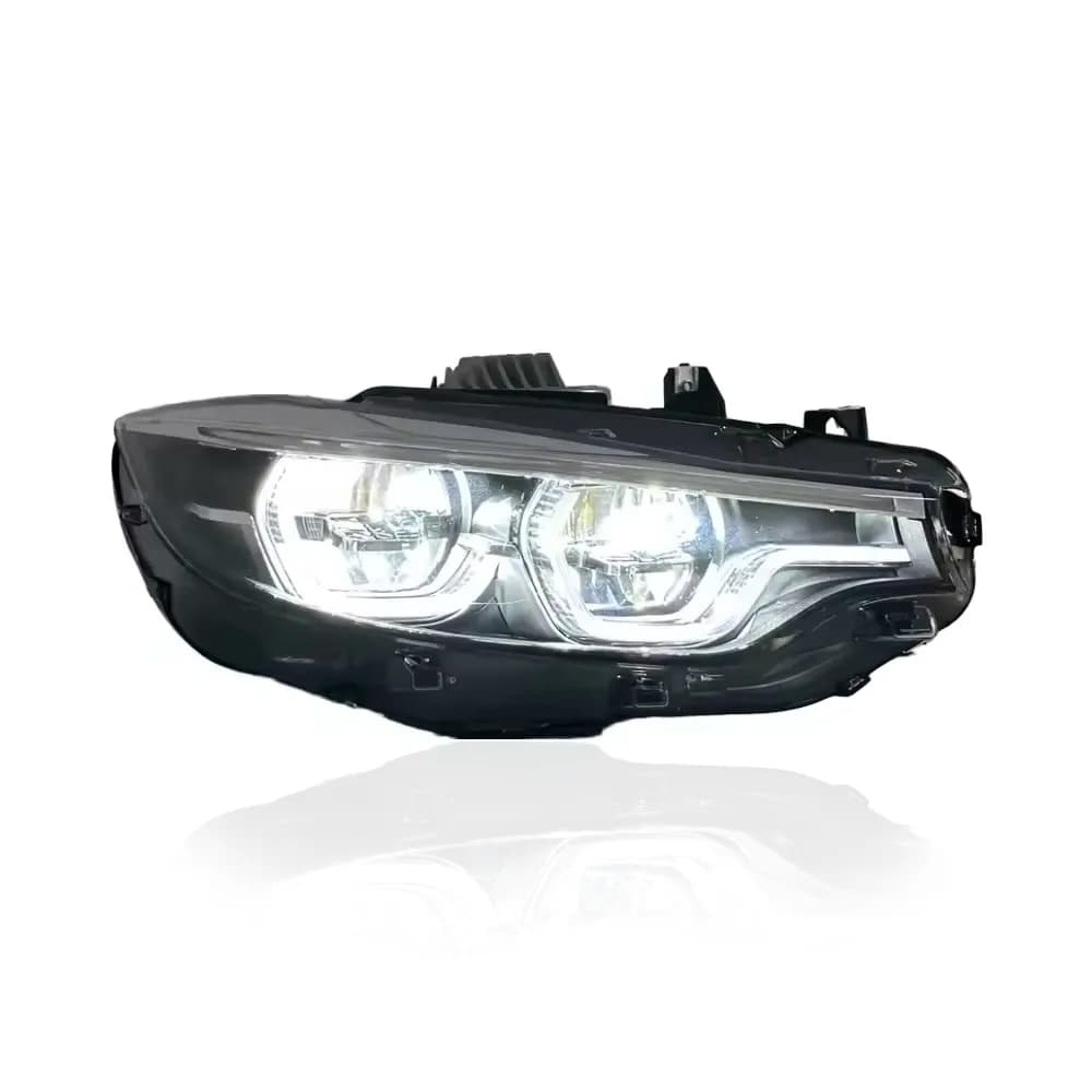 CSL Icon-Style LED Headlights — BMW 4 Series, M3 & M4 (F32/F80/F82) - White (LHD)