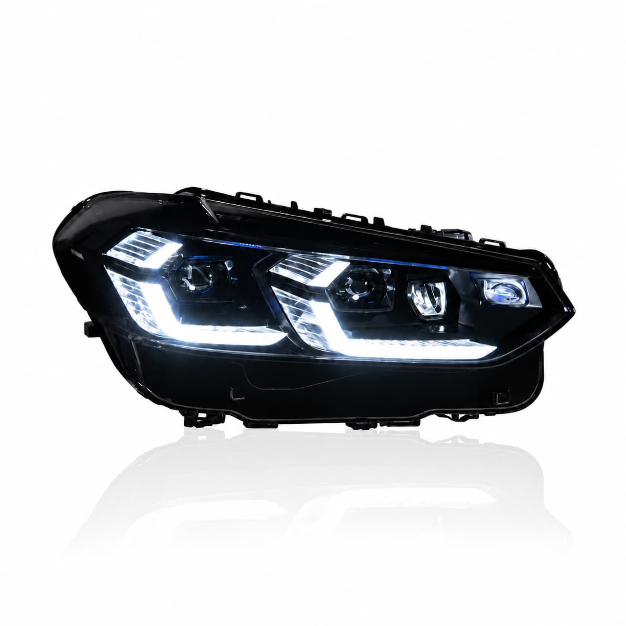Phares LED style laser LCI — BMW X3 G01 / X4 G02 et X3 M / X4 M (2017–2025)