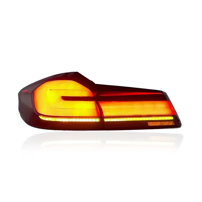 BMW G30 5 Series / F90 M5 LCI Style LED Tail Lights (2017-2023) - Red