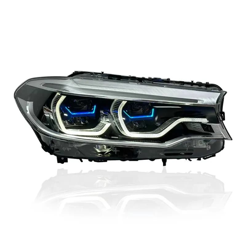 BMW G30 Pre-LCI LED Headlights - Switchable CSL Yellow DRLs (2017-2020) - White (LHD)