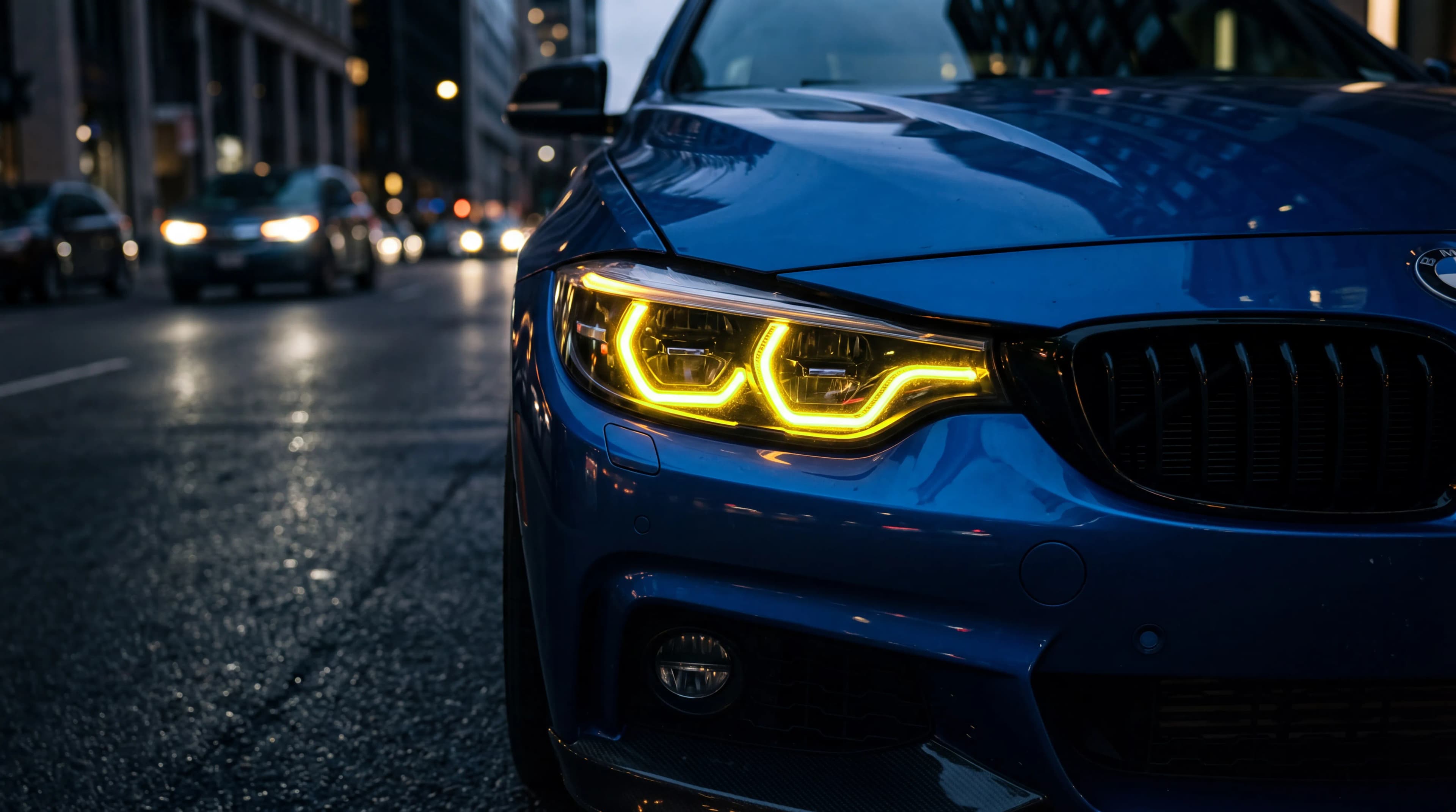 Switchable CSL White/Yellow DRL Modules for BMW F32 4 Series, M3 & M4 — Adaptive LED Icon