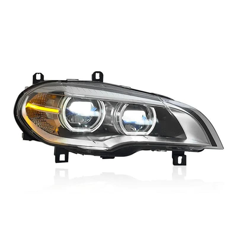 BMW X5 (E70) LED Angel-Eye Headlights — OEM+ Plug-and-Play (2008-2013) (LHD)