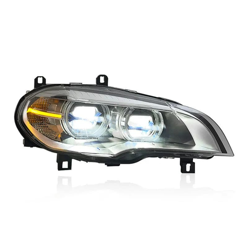 BMW X5 (E70) LED Angel-Eye Headlights — OEM+ Plug-and-Play (2008-2013) (LHD)