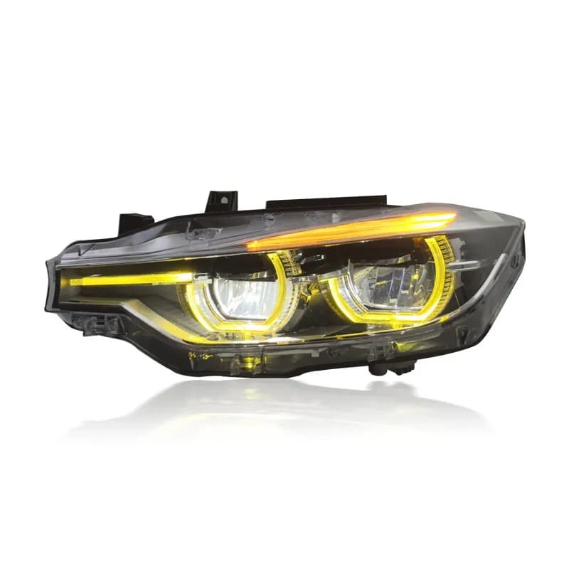 CSL Icon-Style LED Headlights — BMW 3 Series (F30/F31) - White (LHD)