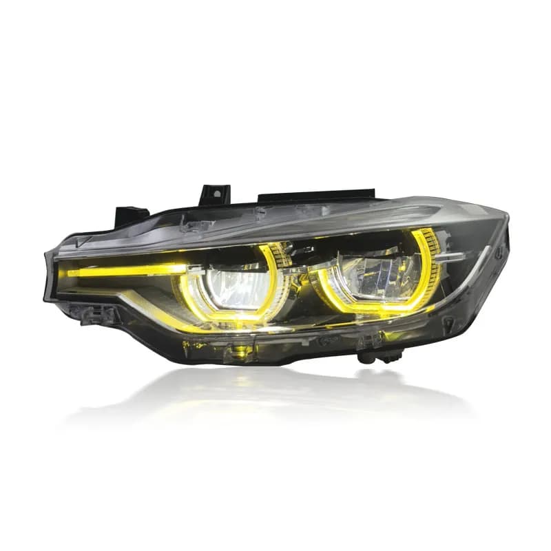 CSL Icon-Style LED Headlights — BMW 3 Series (F30/F31) - White (LHD)