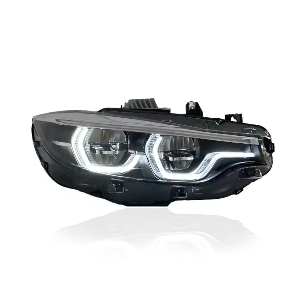 CSL Icon-Style LED Headlights — BMW 4 Series, M3 & M4 (F32/F80/F82) - White (LHD)