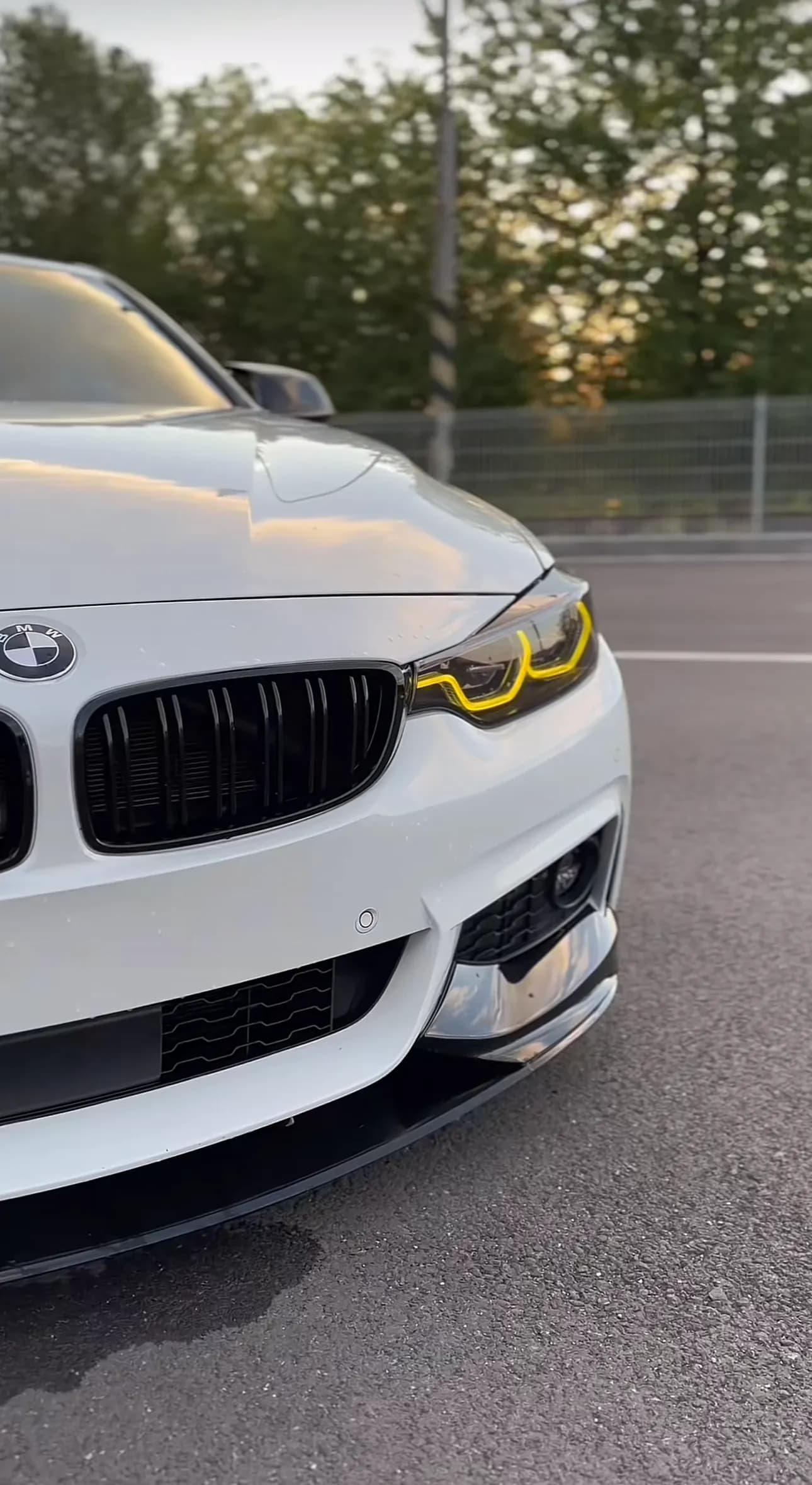 CSL Icon-Style LED Headlights — BMW 4 Series, M3 & M4 (F32/F80/F82) - White (LHD)