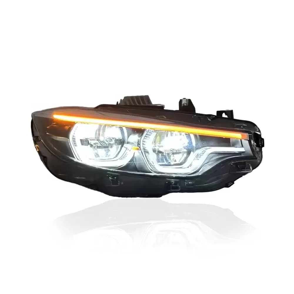 CSL Icon-Style LED Headlights — BMW 4 Series, M3 & M4 (F32/F80/F82) - White (LHD)