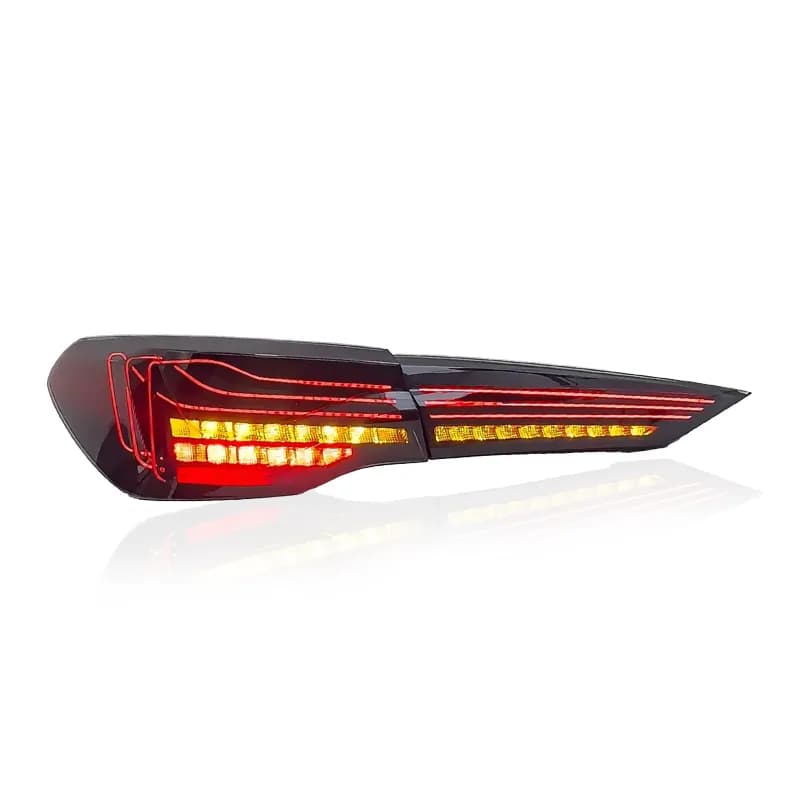 BMW G22 / G82 M4 Laser Style LED Tail Lights (2020-2024) - Red