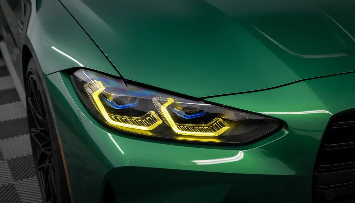 CSL-Style Laser LED-Scheinwerfer — BMW 4er (G22) & M3/M4 (G80/G82) - White (LHD)