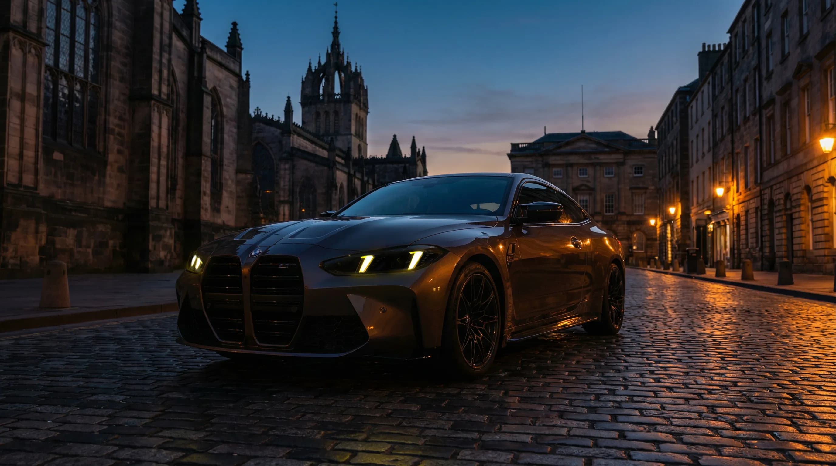 CSL-Style Arrow-DRL LED Headlights — BMW 4 Series (G22) & M3/M4 (G80/G82) - White (LHD)