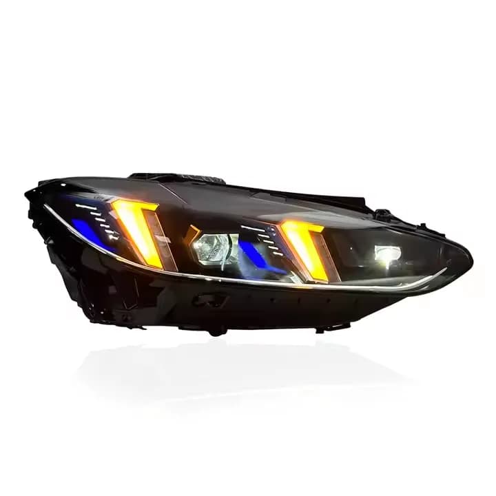 CSL-Style Arrow-DRL LED Headlights — BMW 4 Series (G22) & M3/M4 (G80/G82) - White (LHD)