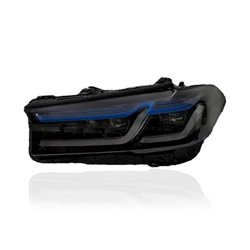 BMW 5 Series (G30) Laser-Look Headlights — LCI Style — CSL Yellow/White DRL — Pre-LCI & LCI 2018–...