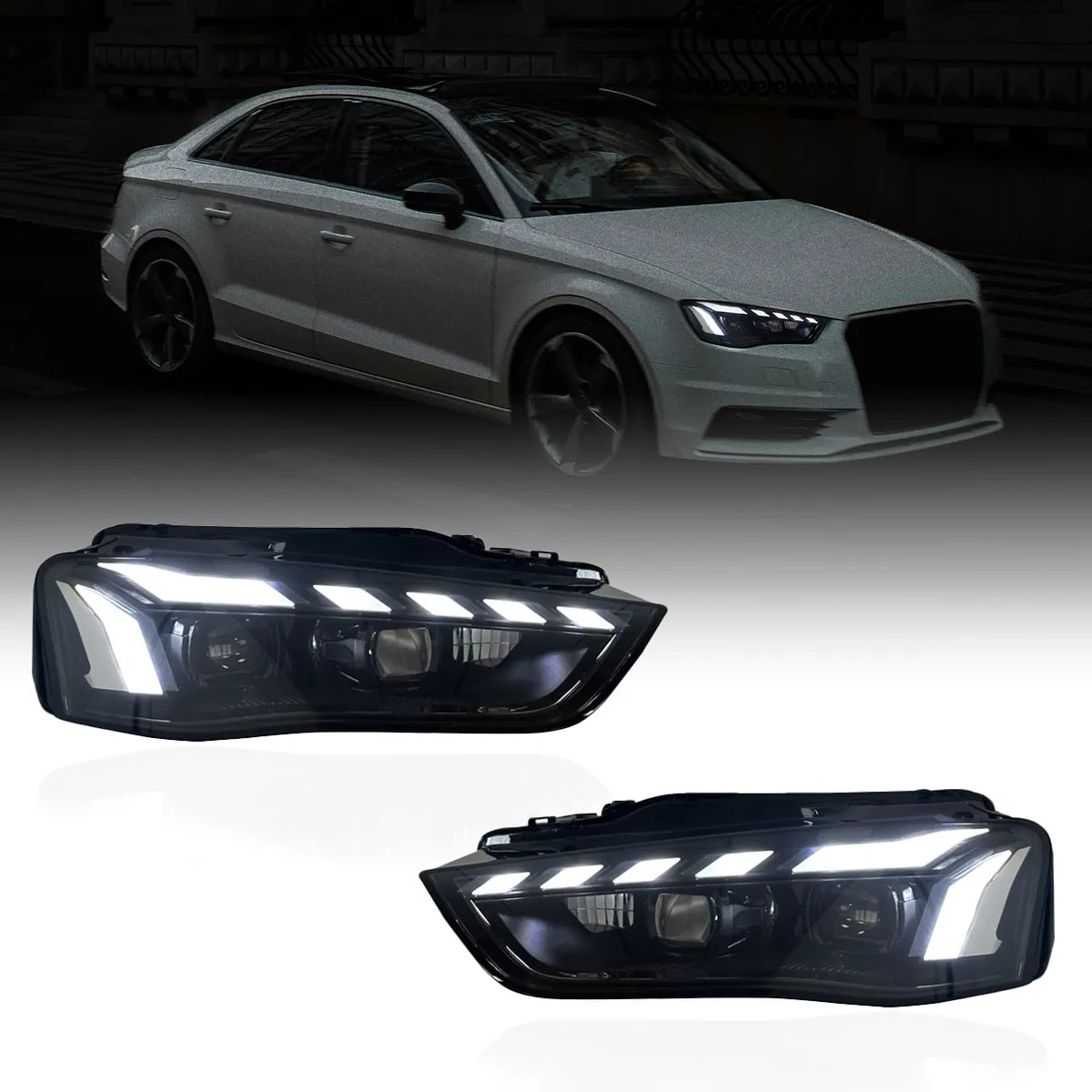 Audi A4 / S4 / RS4 B8.5 (2012-2016) 2020+ Style LED Headlights