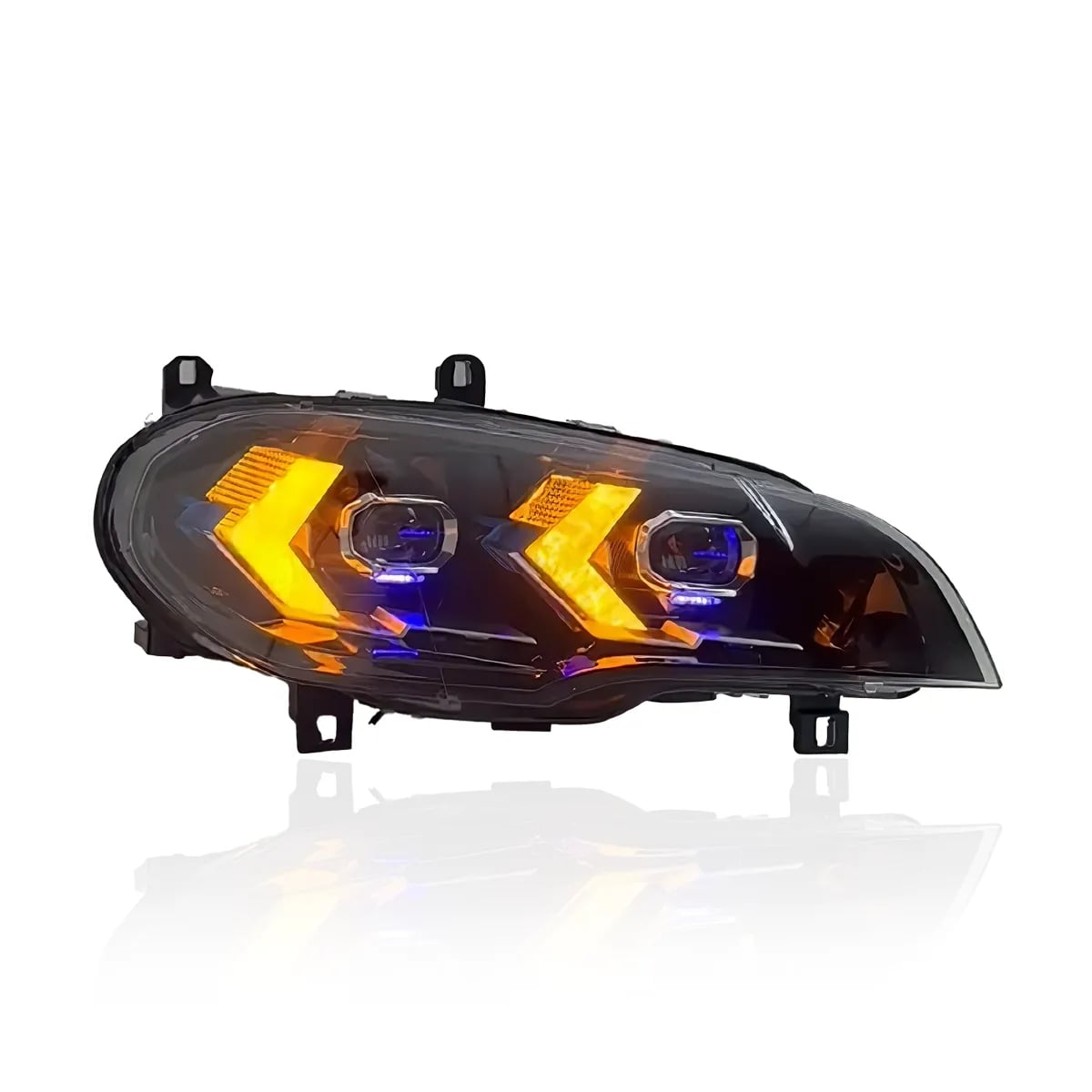 BMW X5 E70 & X5 M Voll-LED-Scheinwerfer mit Pfeil-Tagfahrlicht — Halogen, Xenon & adaptives Xenon — 2007–2013 thumbnail 4