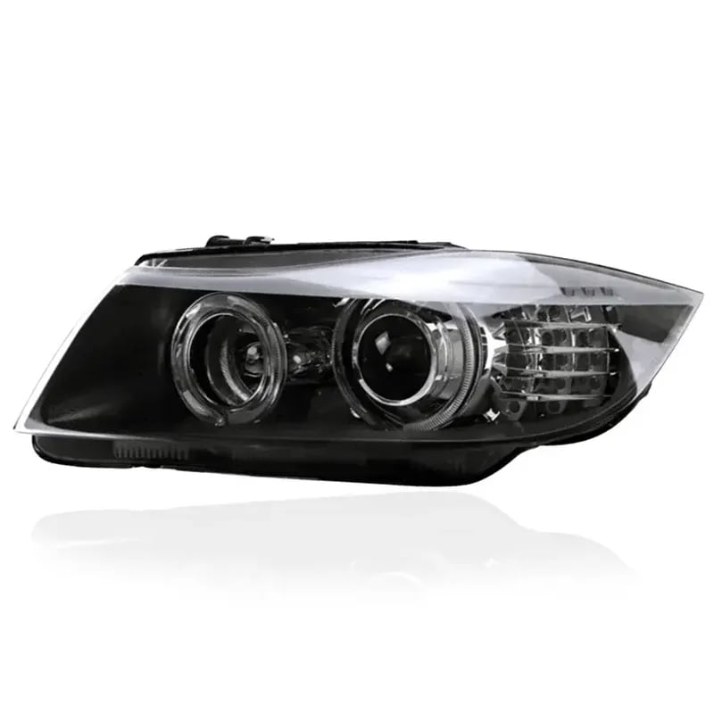 BMW 3 Series (E90) Angel Eyes Halo Projector Headlights — Pre-LCI & LCI (2005–2012) thumbnail 3