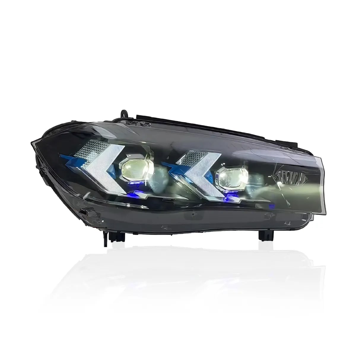 BMW X5 F15 / X6 F16 & X5 M / X6 M Snake-Eye LED-Scheinwerfer — Pfeil-Tagfahrlicht im G05-Facelift-Look — 2013–2019 thumbnail 3