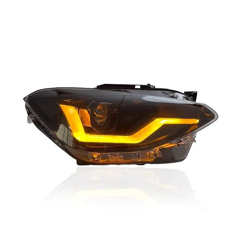 BMW 1 Series (F20/F21) Modern Full LED Headlights — Sequential Signals & Startup Animation — Pre-LCI 2011–2015 thumbnail 2