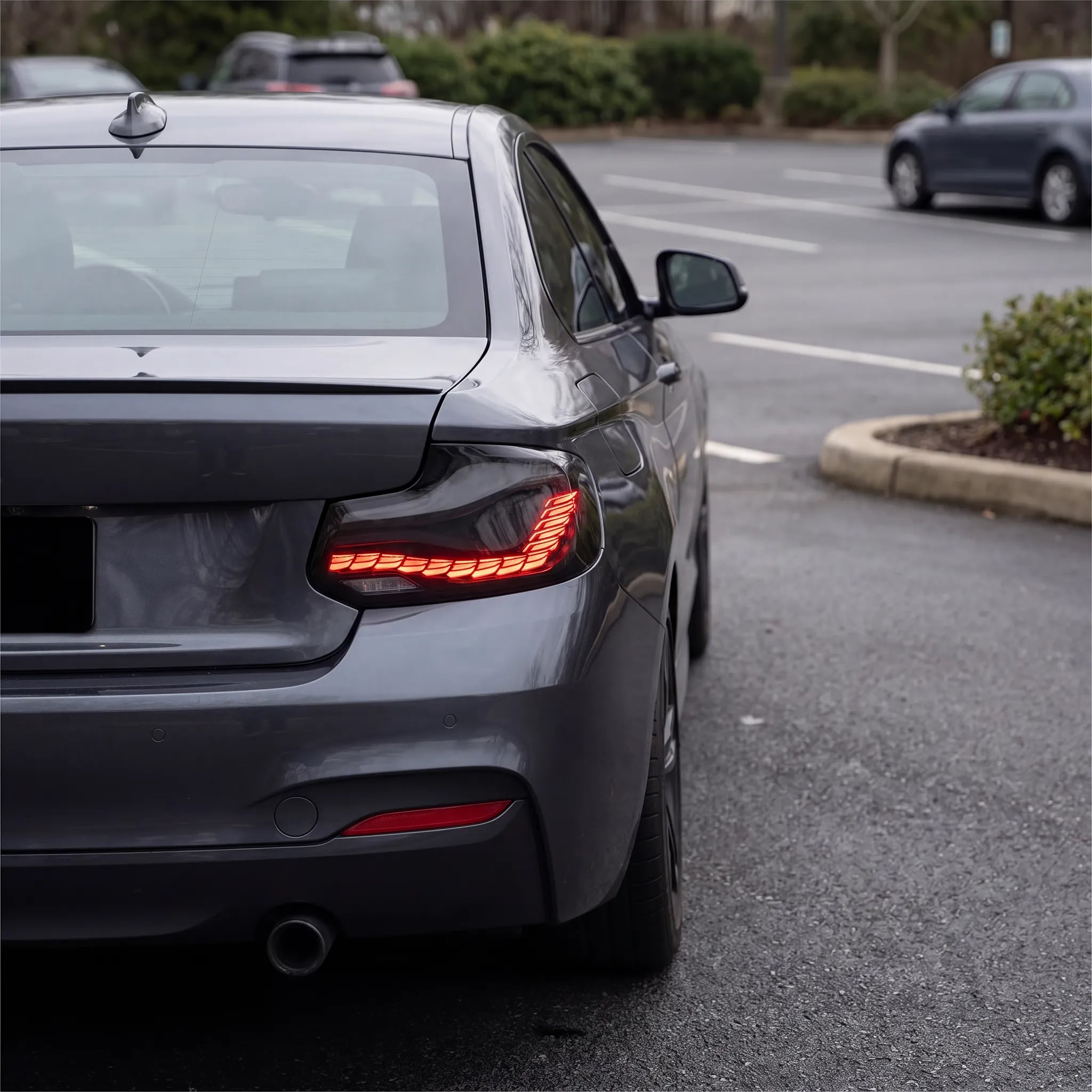 BMW 2 Series (F22/F23) & M2 GTS OLED-Style LED Tail Lights — Sequential Euro Amber — 2014–2021 thumbnail 3