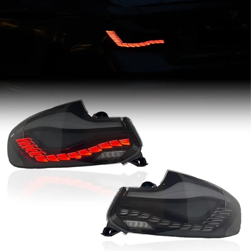 BMW 2 Series (F22/F23) & M2 GTS OLED-Style LED Tail Lights — Sequential Euro Amber — 2014–2021