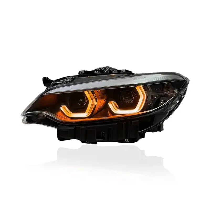 Phares Full LED Style Icon BMW Série 2 (F22/F23) & M2 — Feux de jour Blanc/Jaune — 2014–2021 thumbnail 3