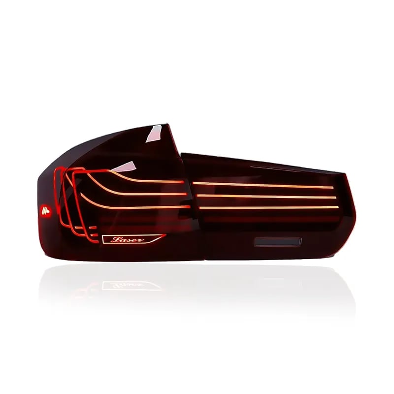BMW F30 / F80 M3 Laser Style LED Tail Lights (2011-2019) thumbnail 1