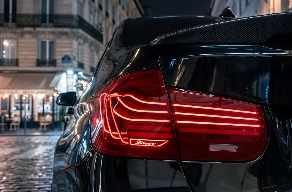 BMW F30 / F80 M3 Laser Style LED Tail Lights (2011-2019) thumbnail 7