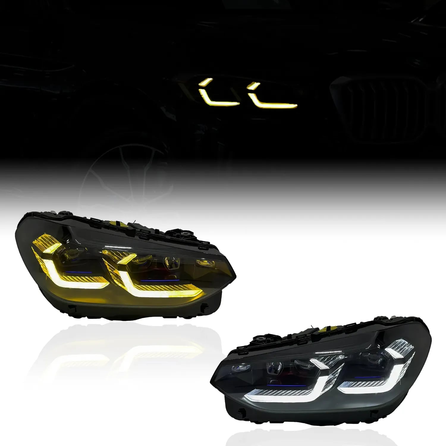 LED-Scheinwerfer in LCI-Laserlight-Optik — BMW X3 G01 / X4 G02 & X3 M / X4 M (2017–2025)