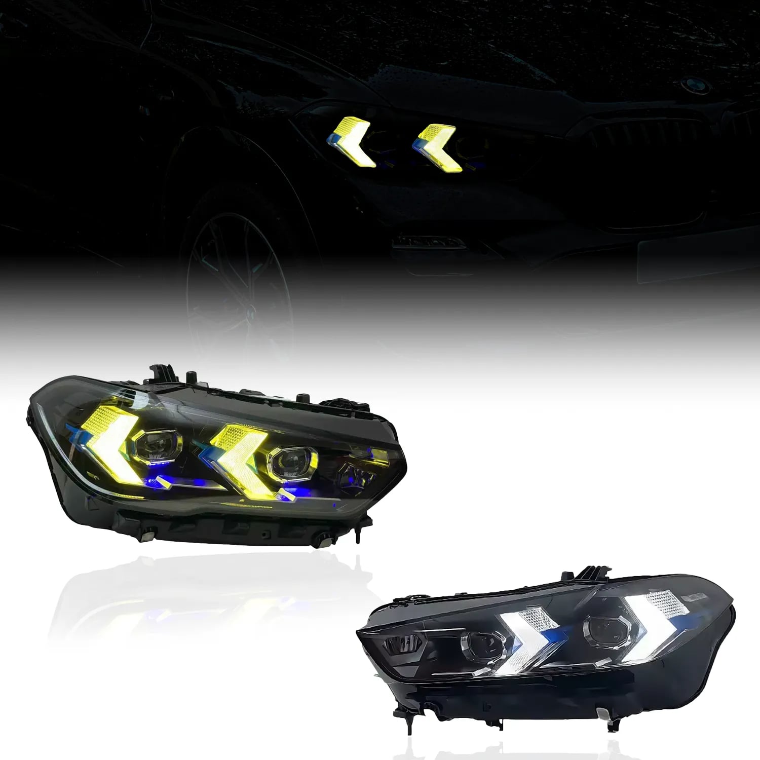 Snake-Eye-LED-Scheinwerfer in LCI-Optik — BMW X5 G05 / X6 G06 & X5 M / X6 M