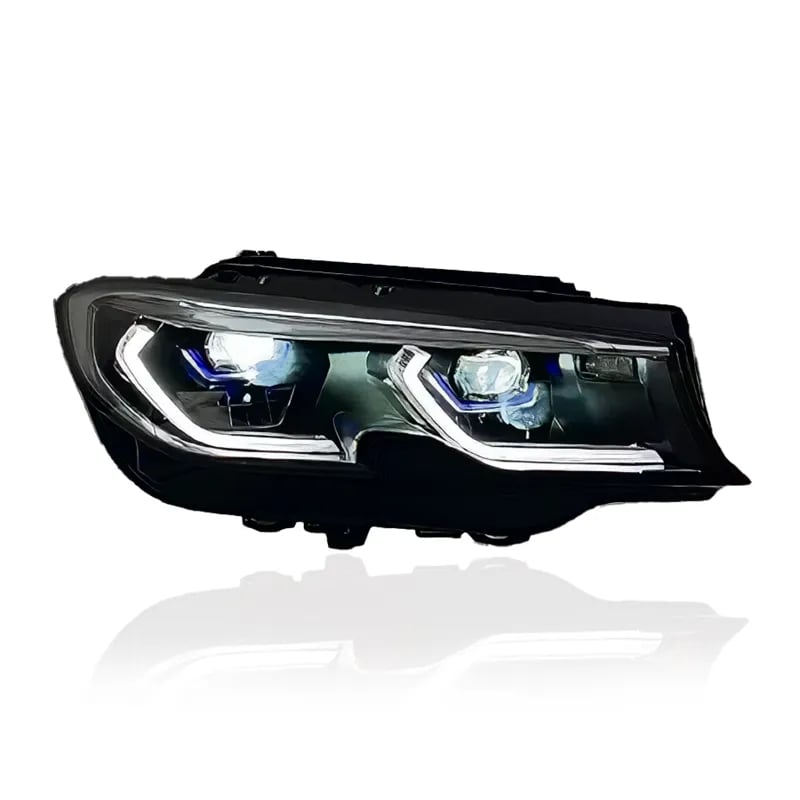 BMW G20/G21 Laser-Look LED Headlights — GTS/CSL Yellow/White DRL Upgrade — 2019–2022 thumbnail 8