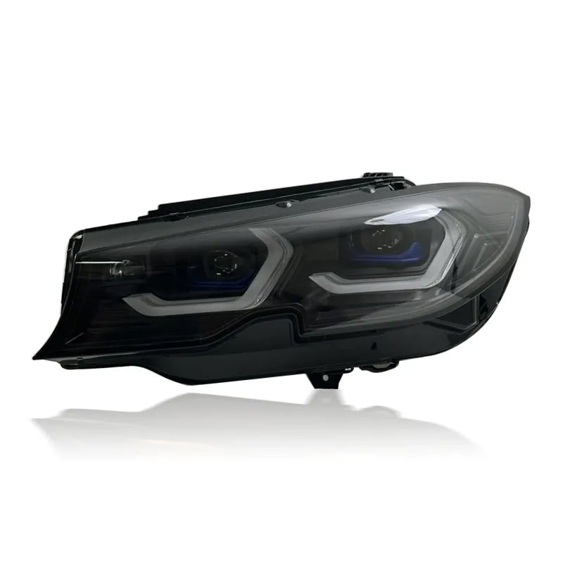 BMW G20/G21 LED Headlights — G80 M3-Style — CSL Yellow/White DRL — 2019–2022 thumbnail 6