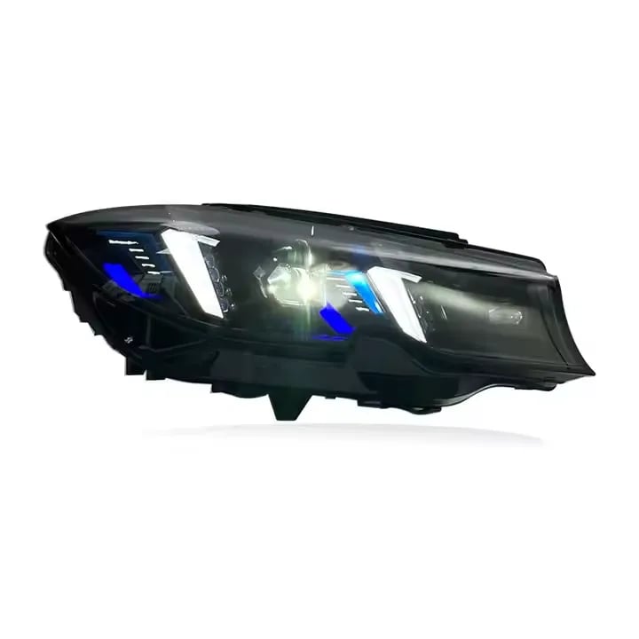 BMW G20/G21 Arrow-DRL LED Headlights — CSL Yellow/White DRL — 2019–2022 thumbnail 4