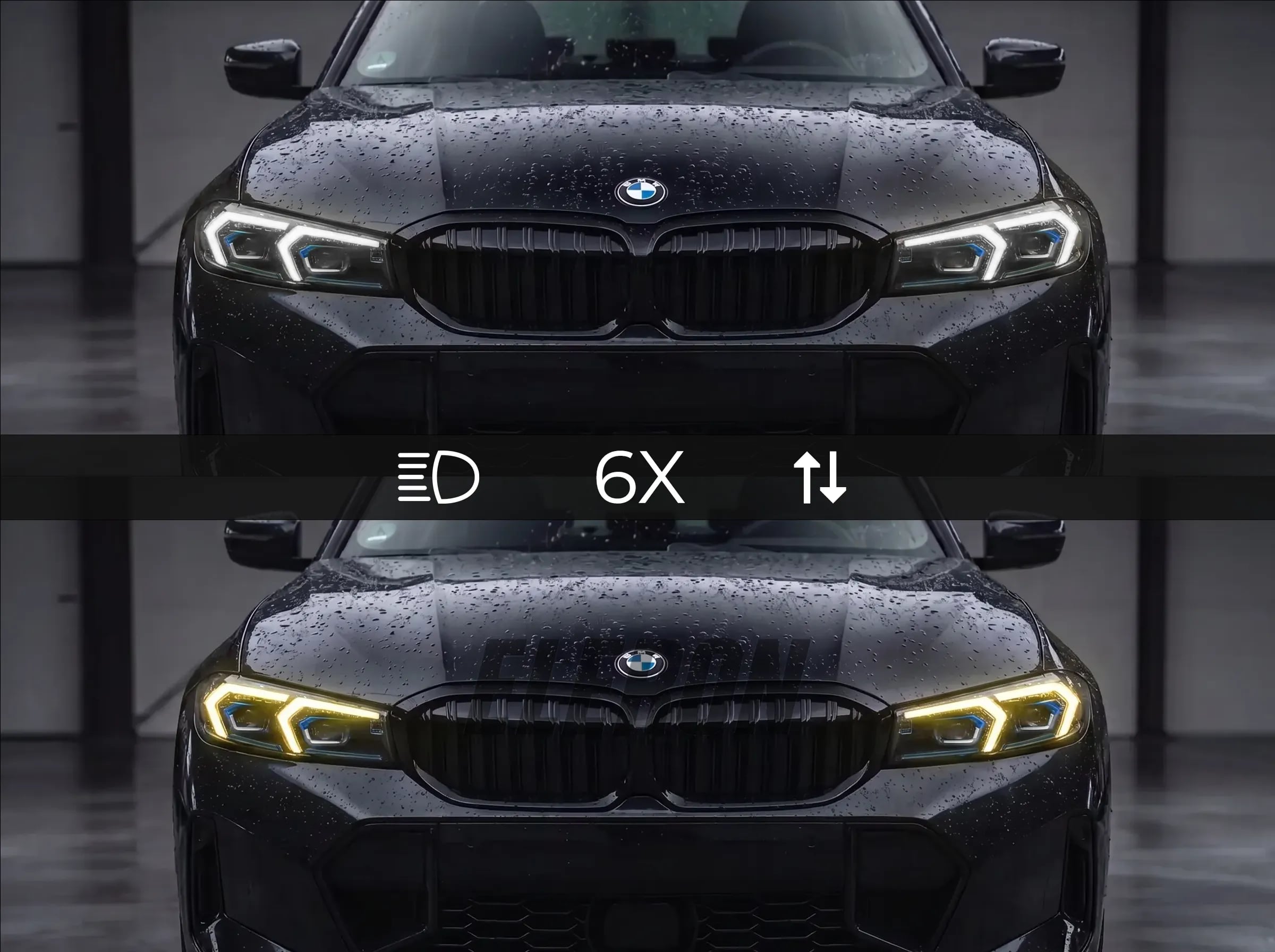BMW 3 Series (G20/G21) LCI-Style Full LED Headlights — Pre-LCI to LCI Conversion — 2019+ thumbnail 4